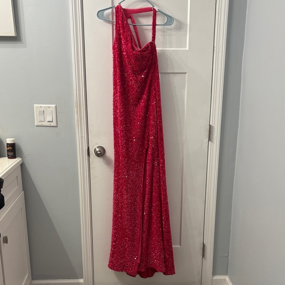 Stunning Red Sequin Gown